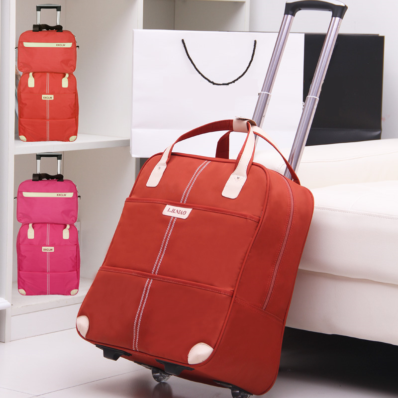 旅行包拉杆包女行李包袋短途旅游入院待产包大容量轻便手提收纳袋