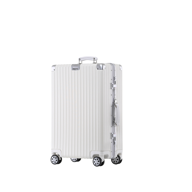 ISN拉杆箱旅行箱复古皮把手铝框20寸24寸行李箱潮流韩版登机箱
